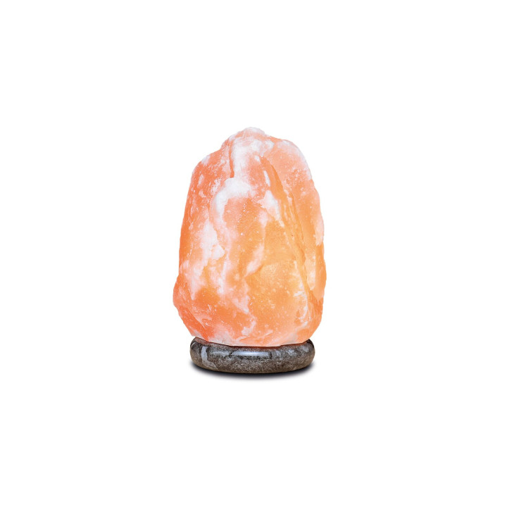 Beleuchteter Salzkristall ca. 2–3 kg, mit Sockel