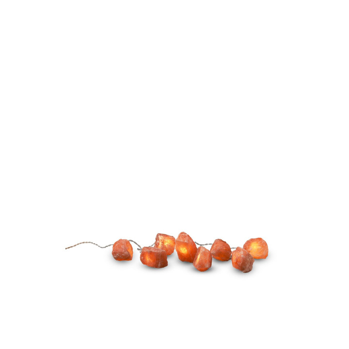 LEUCHTKRISTALLE ROCK – 8 Salzkristalle inkl. LED‑Lichterkette