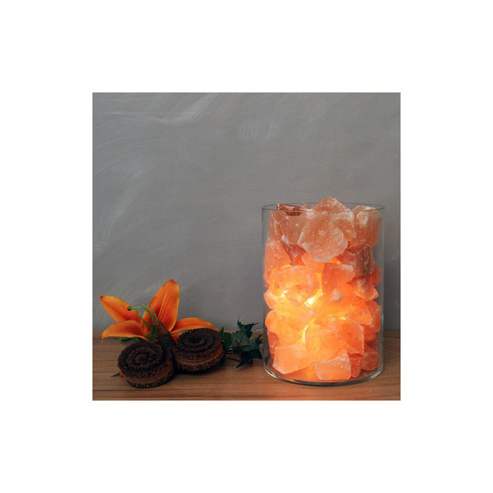 FEUER im GLAS „Blume des Lebens“ – mit Palmwachskerze