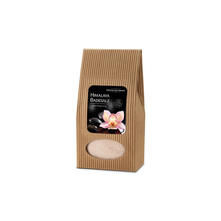 Himalaya Badesalz 1 kg – Naturreines Kristallsalz für Wellness